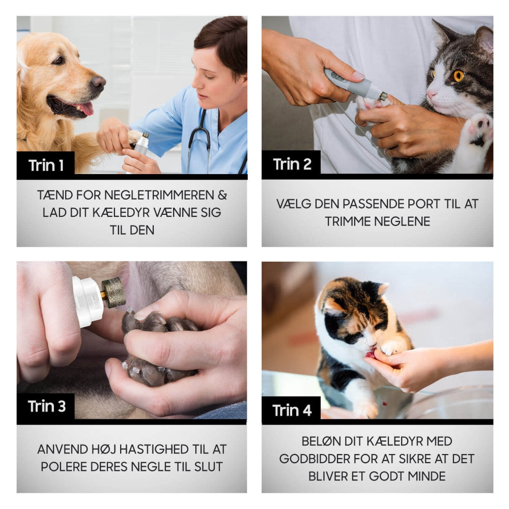 Sådan bruger du Animigos hunde- og katte negleklipper