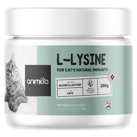 L-lysine til kat (pulver)