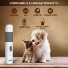 Negleklipper hund og kat med lang batteritid