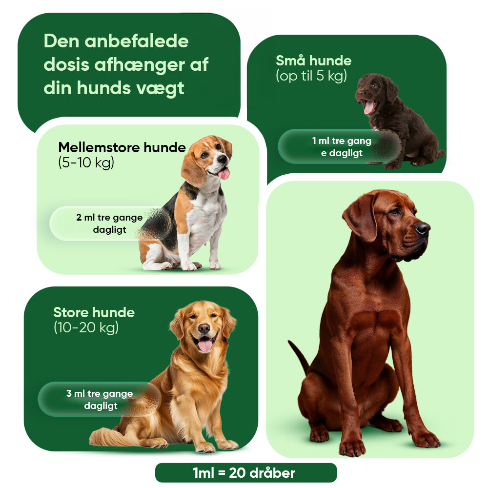 Beroligende dråber til hunde 100ml