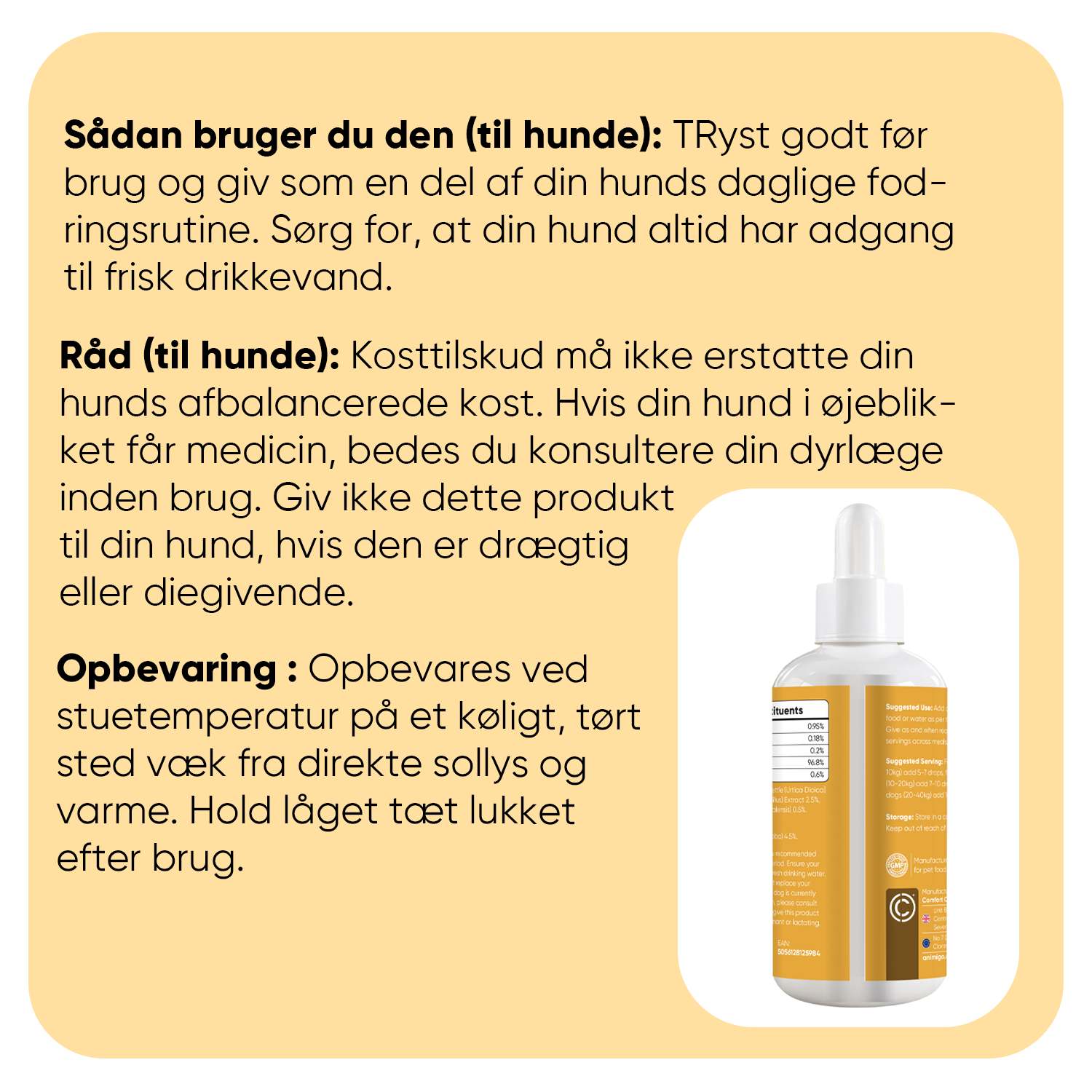 Kløelindring til hunde 250 ml væske