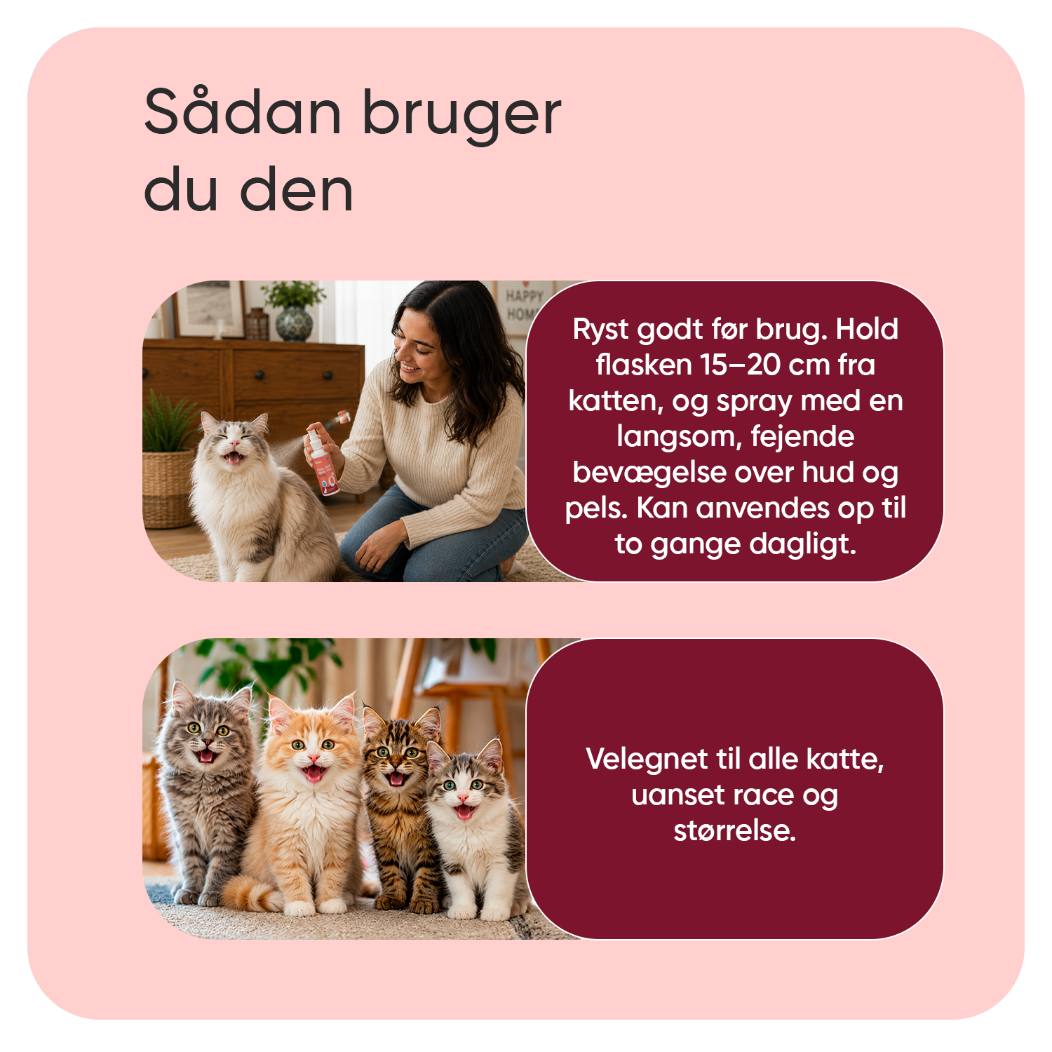 Loppe- og flåtspray til katte 500ml