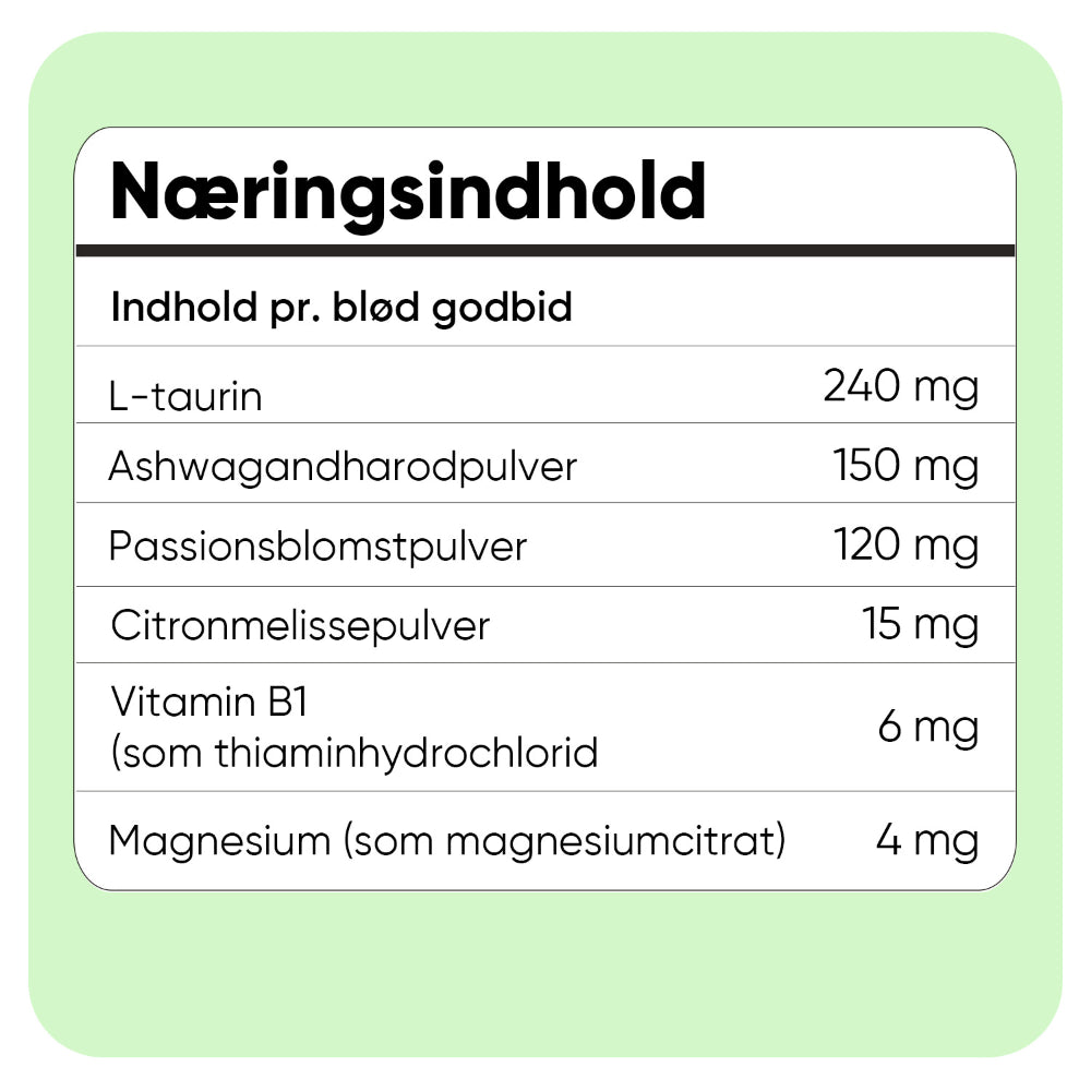 Beroligende tyggetabletter til hunde
