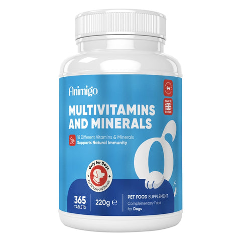 Multivitaminer og Mineraler til hunde